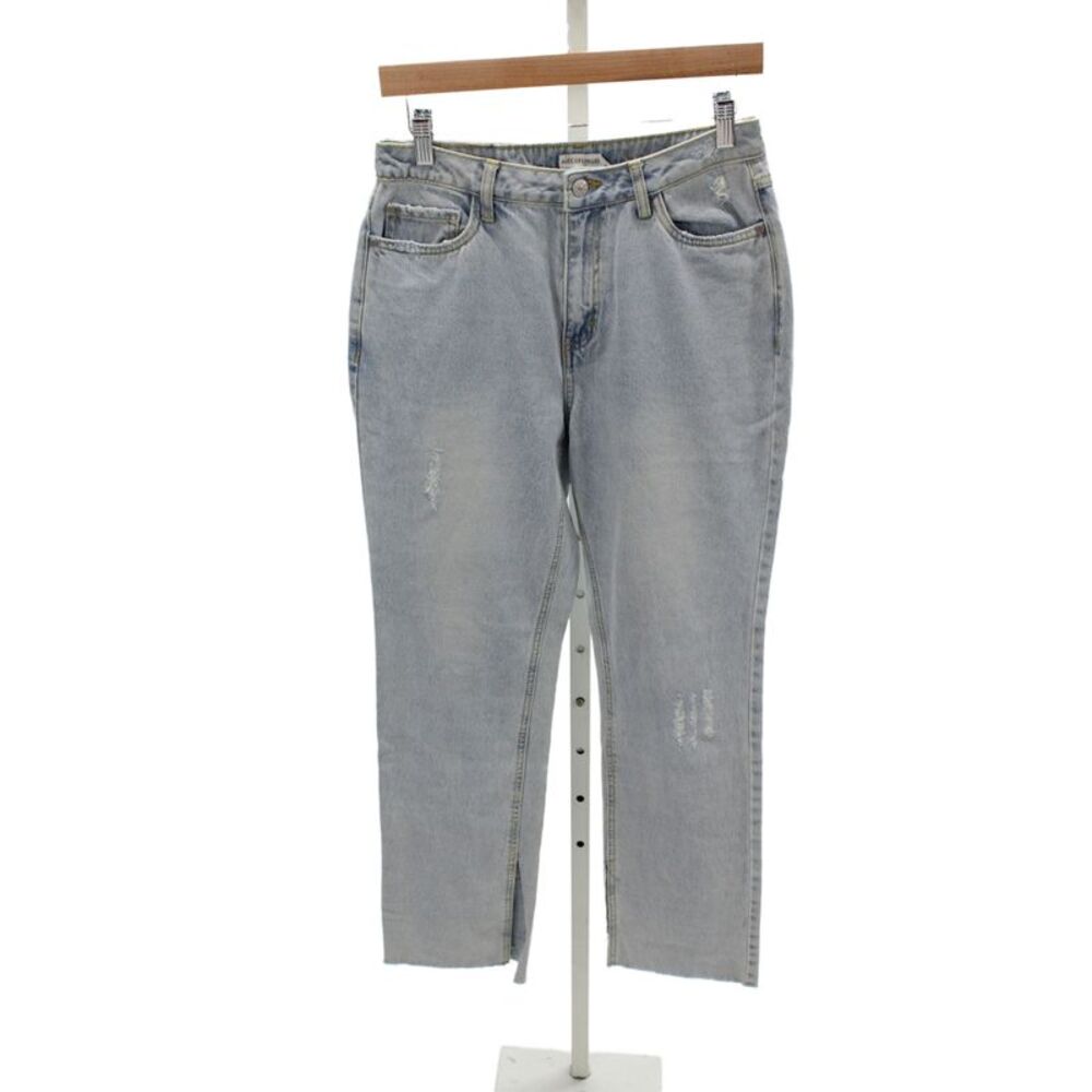 Avec Les Filles Womens Straight Blue Jeans Size 28